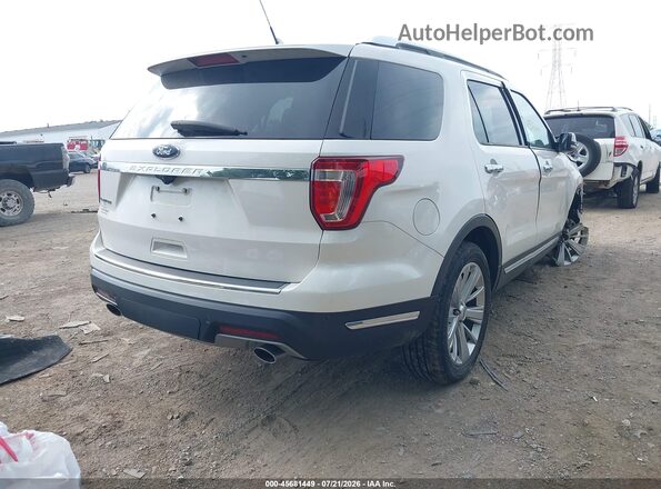 1FM5K7F84KGB16524 2019 FORD EXPLORER Белый Задняя правая четверть