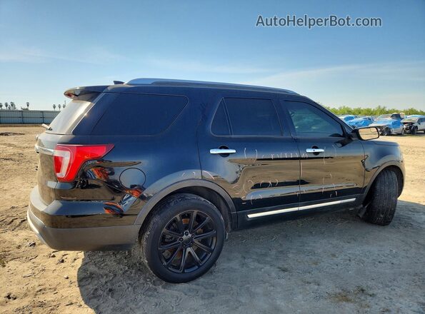 1FM5K7F85GGA35989 2016 FORD EXPLORER Black Trasero derecho