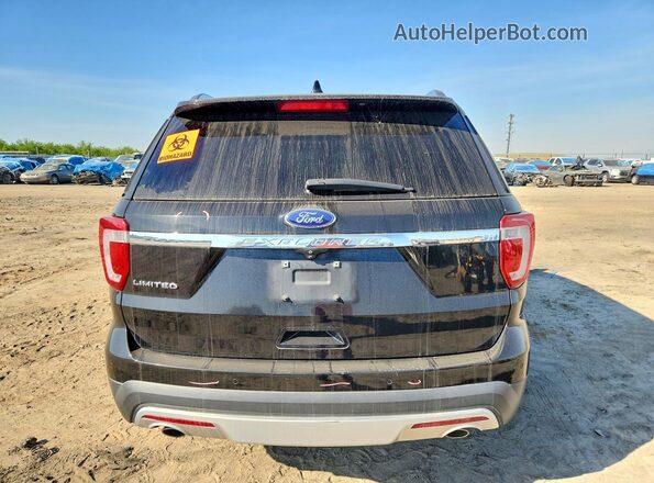 1FM5K7F85GGA35989 2016 FORD EXPLORER Black Vista trasera
