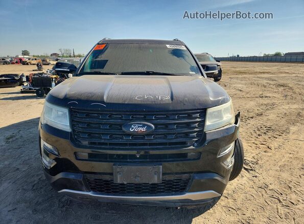 1FM5K7F85GGA35989 2016 FORD EXPLORER Black Vista frontal