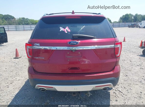 1FM5K7F85HGA89875 2017 FORD EXPLORER Maroon 