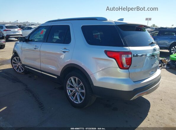 1FM5K7F85HGD90226 2017 FORD EXPLORER Серебряный Задняя левая четверть