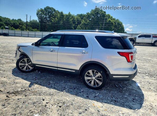 1FM5K7F85JGA15619 2018 FORD EXPLORER Silver Հետևի ձախ