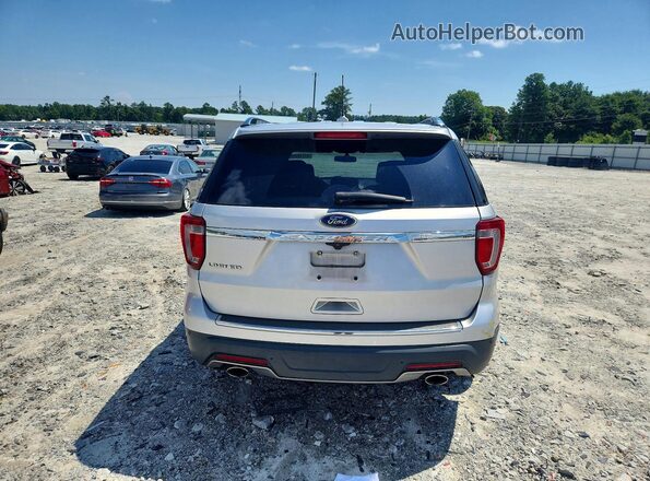1FM5K7F85JGA15619 2018 FORD EXPLORER Silver Հետևի տեսք
