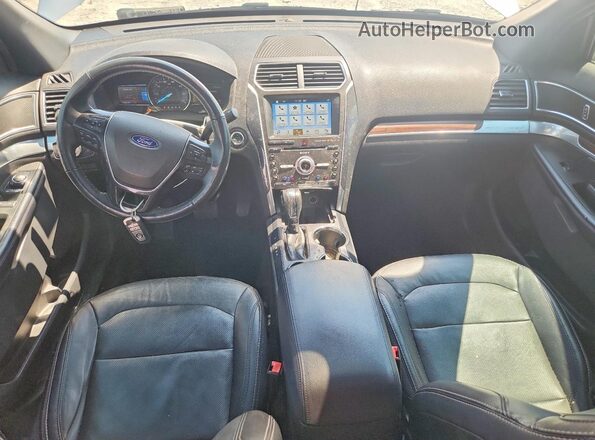 1FM5K7F85JGA15619 2018 FORD EXPLORER Silver Առջևի վահանակի տեսք