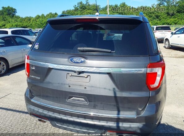 1FM5K7F85JGA21548 2018 FORD EXPLORER Gray 