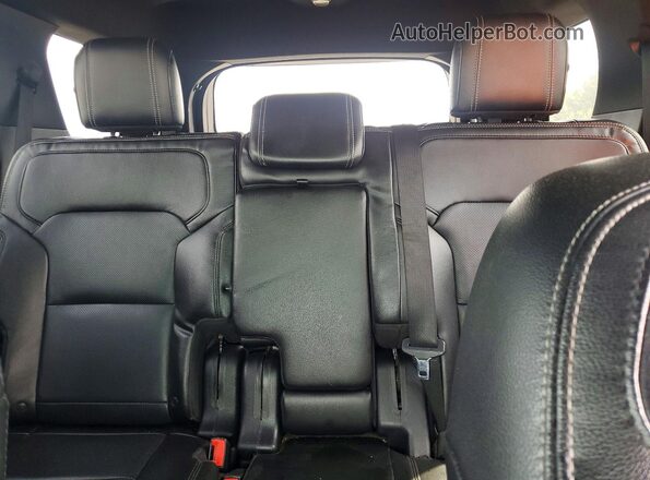 1FM5K7F86GGA44989 2016 FORD EXPLORER Charcoal უკანა სავარძლების ხედი