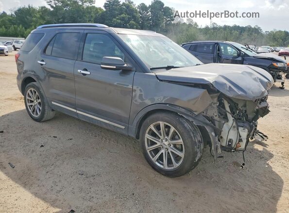 1FM5K7F86GGA44989 2016 FORD EXPLORER Charcoal წინა მარჯვენა