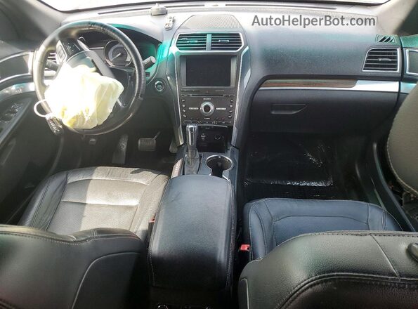 1FM5K7F86GGA44989 2016 FORD EXPLORER Charcoal წინა პანელის ხედი