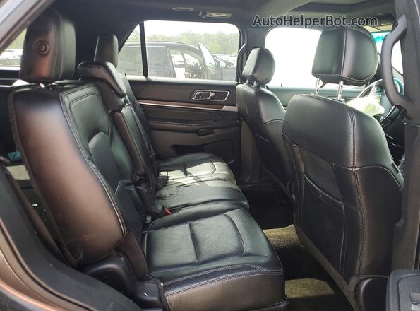 1FM5K7F86GGA44989 2016 FORD EXPLORER Charcoal უკანა სალონის ხედი