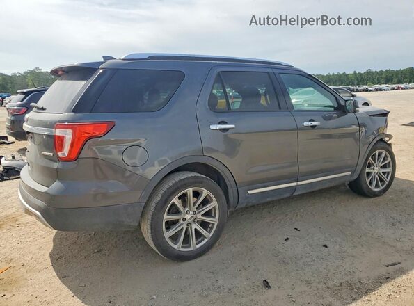 1FM5K7F86GGA44989 2016 FORD EXPLORER Charcoal უკანა მარჯვენა