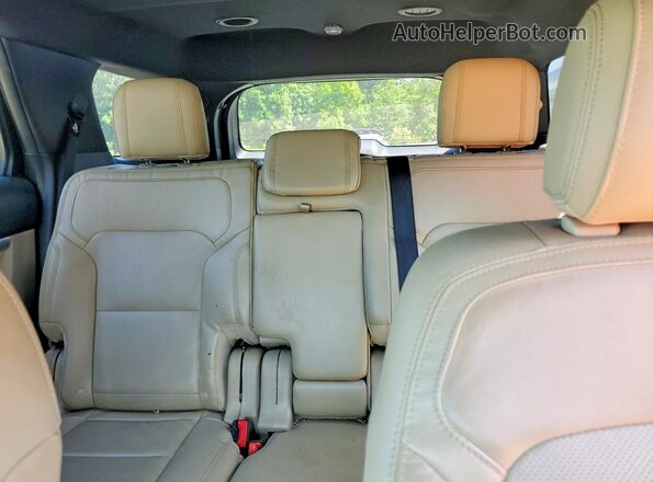 1FM5K7F86GGA50050 2016 FORD EXPLORER Gray Հետևի նստատեղերի տեսք