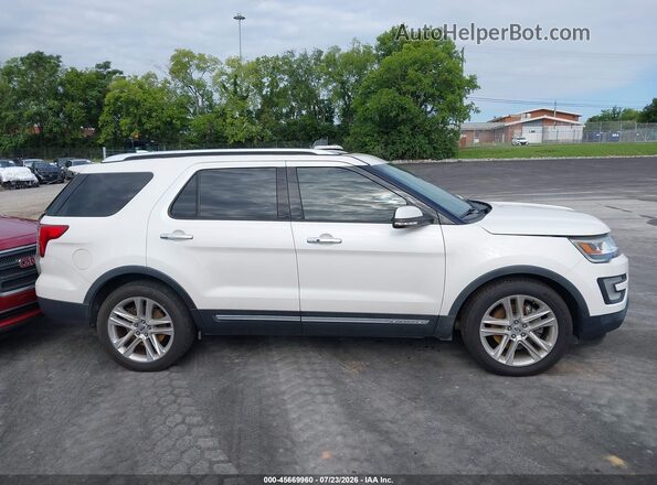 1FM5K7F86HGD09993 2017 FORD EXPLORER White Սարքավորումների վահանակի տեսք