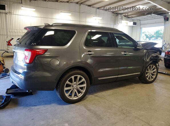1FM5K7F87GGA46329 2016 FORD EXPLORER Gray Задня права чверть
