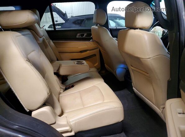 1FM5K7F87GGA46329 2016 FORD EXPLORER Gray Вид задньої частини салону