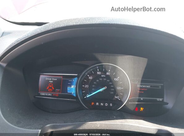 1FM5K7F87HGC93397 2017 FORD EXPLORER Red Widok tylnych siedzeń