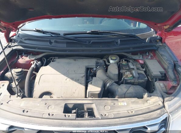 1FM5K7F87HGC93397 2017 FORD EXPLORER Red Widok z tyłu