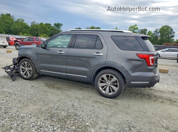 1FM5K7F87JGB33056 2018 FORD EXPLORER Серый Задняя левая четверть
