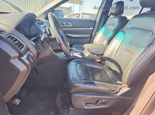 1FM5K7F88GGA11542 2016 FORD EXPLORER Серый Вид салона спереди
