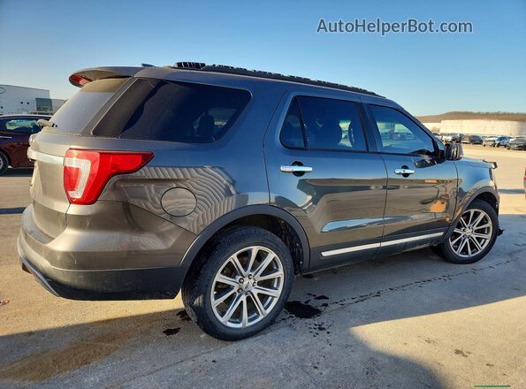 1FM5K7F88GGA44685 2016 FORD EXPLORER Gray Հետևի աջ