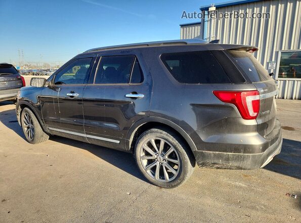 1FM5K7F88GGA44685 2016 FORD EXPLORER Gray Հետևի ձախ