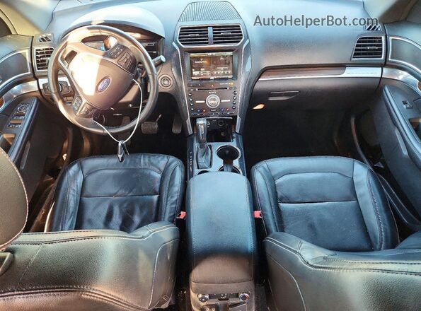1FM5K7F88GGA44685 2016 FORD EXPLORER Gray Առջևի վահանակի տեսք