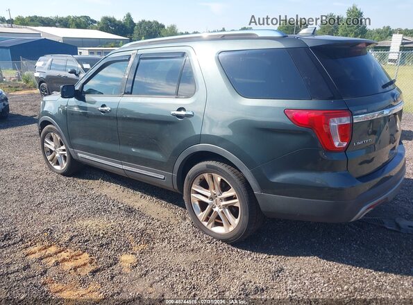 1FM5K7F88GGA60370 2016 FORD EXPLORER Зеленый Задняя левая четверть