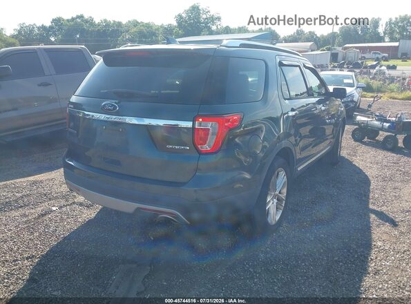 1FM5K7F88GGA60370 2016 FORD EXPLORER Зеленый Задняя правая четверть