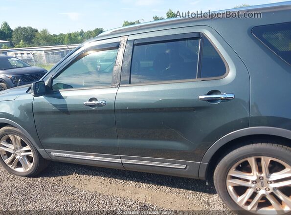 1FM5K7F88GGA60370 2016 FORD EXPLORER Зеленый Панорамный вид салона 360°