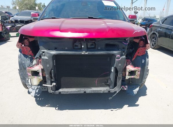 1FM5K7F88GGA85737 2016 FORD EXPLORER Red Դիմացի տեսք