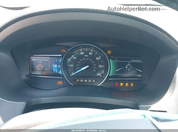 1FM5K7F88GGA85737 2016 FORD EXPLORER Red Հետևի նստատեղերի տեսք