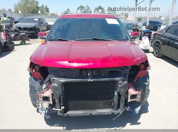 1FM5K7F88GGA85737 2016 FORD EXPLORER Red Սալոնի հետևի տեսք