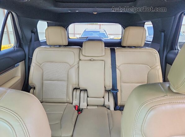 1FM5K7F88HGA22395 2017 FORD EXPLORER Black Вид задніх сидінь
