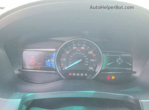 1FM5K7F88HGA34451 2017 FORD EXPLORER Желто-коричневый Вид щитка приборов
