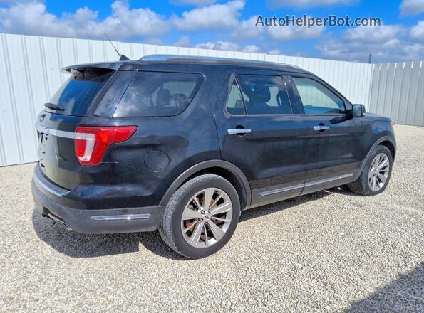 1FM5K7F88JGC16320 2018 FORD EXPLORER Black Հետևի աջ