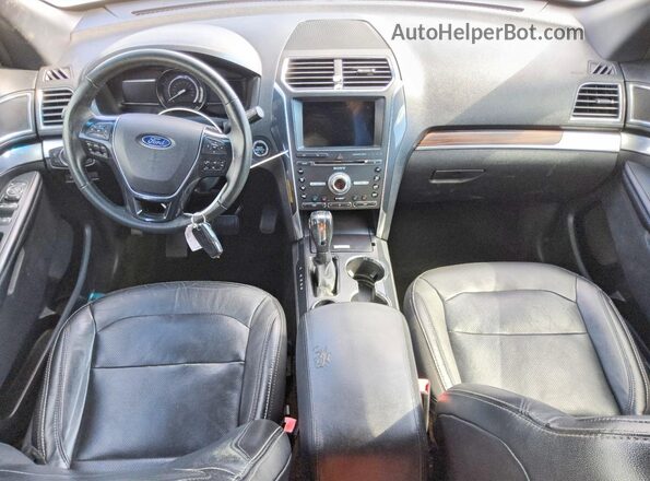 1FM5K7F88JGC16320 2018 FORD EXPLORER Black Առջևի վահանակի տեսք