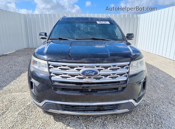1FM5K7F88JGC16320 2018 FORD EXPLORER Black Դիմացի տեսք