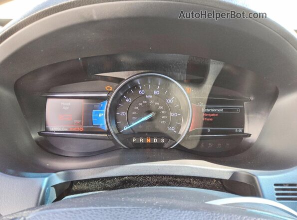 1FM5K7F88JGC16320 2018 FORD EXPLORER Black Սարքավորումների վահանակի տեսք