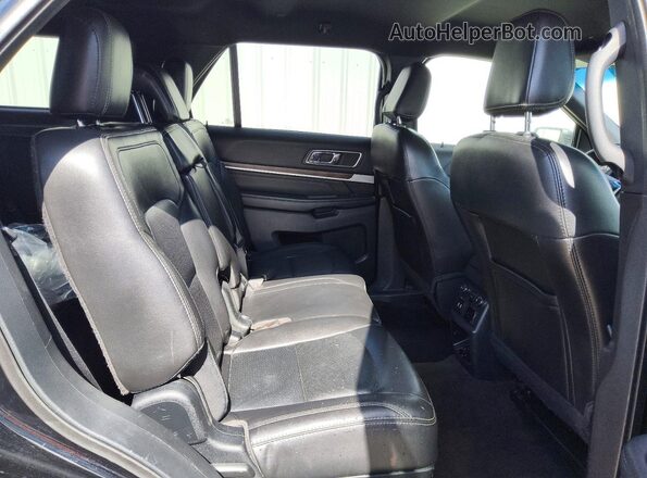 1FM5K7F88JGC16320 2018 FORD EXPLORER Black Սալոնի հետևի տեսք
