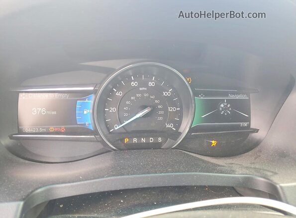 1FM5K7F89GGB09043 2016 FORD EXPLORER Burgundy Instrument cluster view