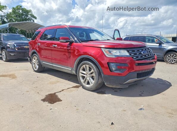 1FM5K7F89GGB09043 2016 FORD EXPLORER Burgundy Front right