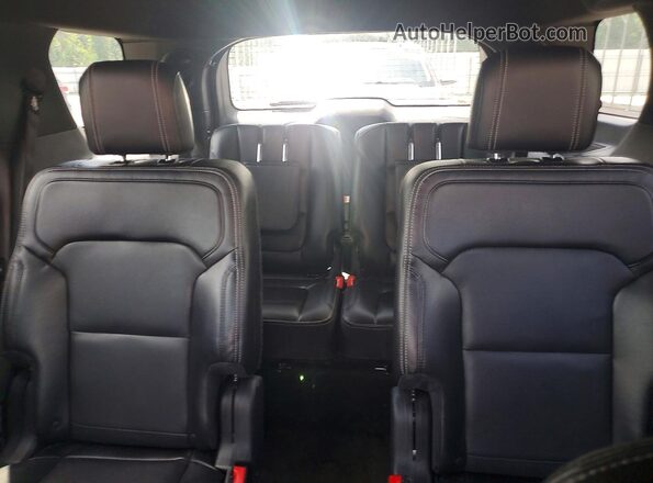 1FM5K7F89GGB09043 2016 FORD EXPLORER Burgundy Rear seats view