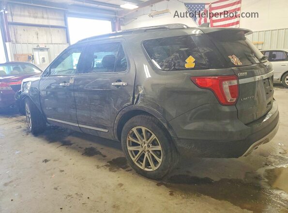 1FM5K7F89GGC90872 2016 FORD EXPLORER Gray Rear left