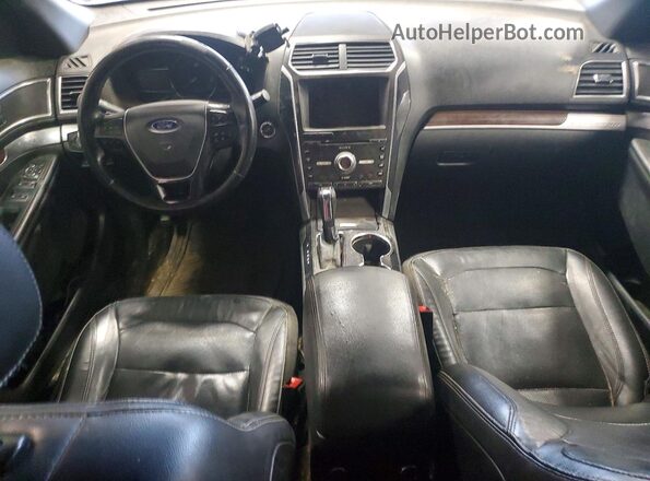 1FM5K7F89GGC90872 2016 FORD EXPLORER Gray Dashboard view
