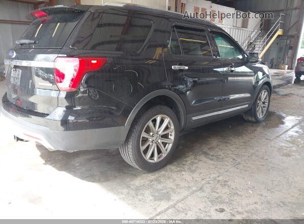 1FM5K7F89GGD15205 2016 FORD EXPLORER Black Tył prawy