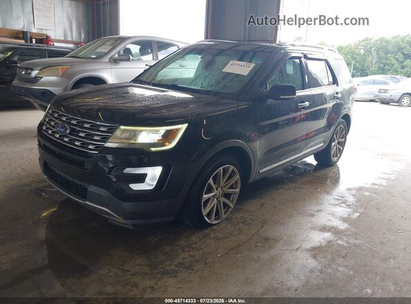 1FM5K7F89GGD15205 2016 FORD EXPLORER Black Przód lewy