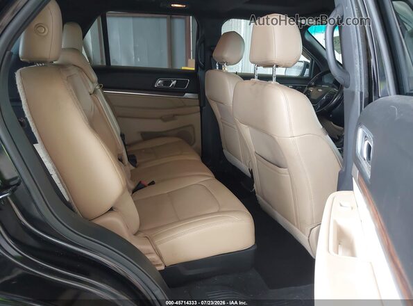 1FM5K7F89GGD15205 2016 FORD EXPLORER Black Widok naklejki z numerem VIN