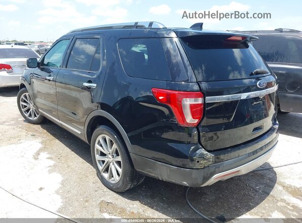1FM5K7F89HGD22124 2017 FORD EXPLORER Black Задня ліва чверть
