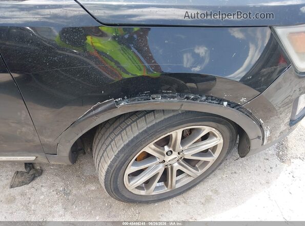 1FM5K7F89HGD22124 2017 FORD EXPLORER Black Вид спереду