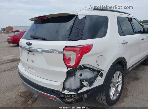 1FM5K7F89HGE22742 2017 FORD EXPLORER White Widok z przodu